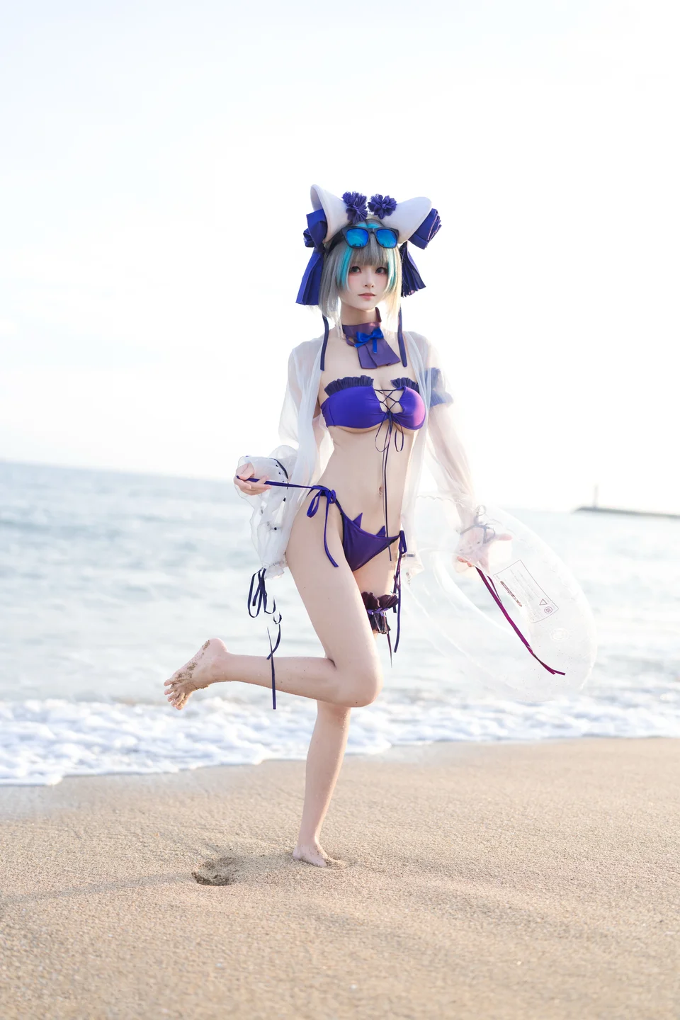 九柒喵 - No.039 碧蓝航线·柴郡泳装 [26P-194MB] tg@simisebaisi 【丝足阁】021.webp